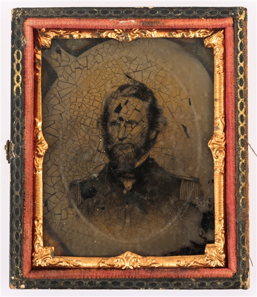AMBROTYPE OF US UNION GENERAL NATHANIEL LYON