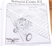MODEL AIRWAYS 1:16 SOPWITH CAMEL F1 WWI BRITISH FIGHTER