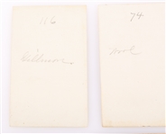 CABINET CARD & CDV'S - PRES. GARFIELD & UNION GENERALS