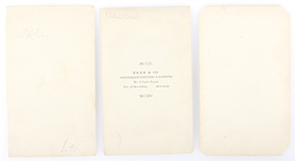 CARTE DE VISITES CDV CIVIL WAR NOTABLE FIGURES