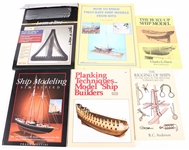 BOOKS ON MODEL SHIP BUILDING & LOOM-A-LINE TOOL