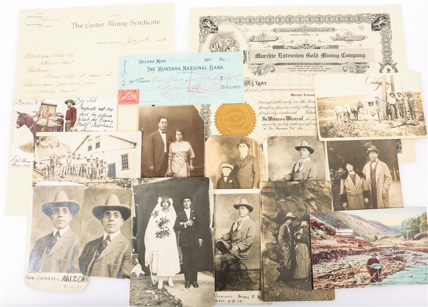 WESTERN PROSPECTING & MINING IMAGE POSTCARDS & EPHEMERA