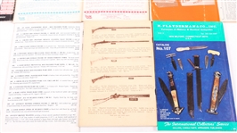 MID TO LATE 20TH C. AUCTION & ANTIQUE FIREARM CATALOGS
