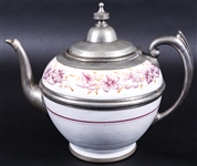LATE 19TH & 20TH C. TEAPOTS - LOT OF 3