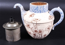 LATE 19TH & 20TH C. TEAPOTS - LOT OF 3