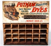 PUTNAM DYES & WALTER BAKER CO WOODEN PRODUCT DISPLAYS