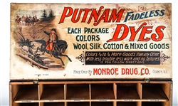 PUTNAM DYES & WALTER BAKER CO WOODEN PRODUCT DISPLAYS