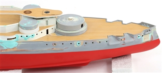 CUSTOM BUILT BATTLESHIP USS OREGON SHIP MODEL, PARTS & PLANS