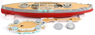 CUSTOM BUILT BATTLESHIP USS OREGON SHIP MODEL, PARTS & PLANS
