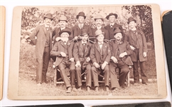 EARLY 20TH C. CABINET CARDS - GROUP & SINGLE PORTRAITS