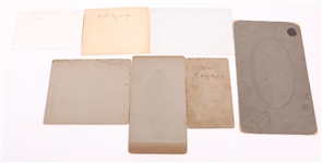 EARLY 20TH C. CABINET CARDS - GROUP & SINGLE PORTRAITS