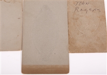 EARLY 20TH C. CABINET CARDS - GROUP & SINGLE PORTRAITS