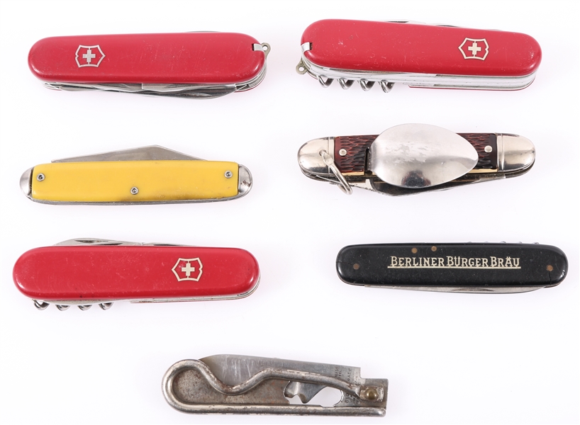 FOLDING POCKET KNIVES - LOT OF 7