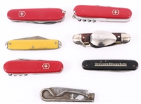 FOLDING POCKET KNIVES - LOT OF 7