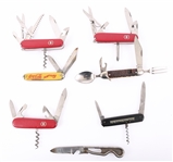 FOLDING POCKET KNIVES - LOT OF 7