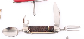 FOLDING POCKET KNIVES - LOT OF 7