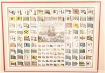 DANIEL DERVEAUX FLAGS OF OCEAN GOING NATIONS PRINT