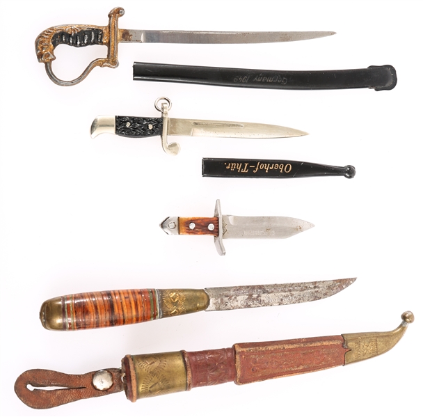 NOVELTY MINIATURE KNIVES & SWORD 
