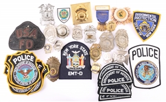 US POLICE & FIREFIGHTER BADGES & PATCHES