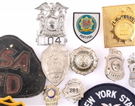US POLICE & FIREFIGHTER BADGES & PATCHES