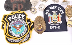 US POLICE & FIREFIGHTER BADGES & PATCHES