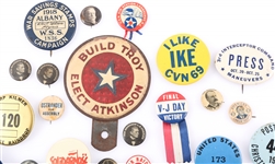 POLITICAL BUTTONS, EMPLOYEE BADGES, & MORE
