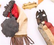 BROTHERHOOD RAILROAD TRAINMEN, FIREMAN BADGES & RIBBONS