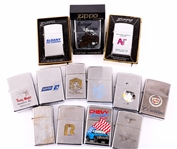 ZIPPO LIGHTERS - LOT OF 13