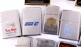 ZIPPO LIGHTERS - LOT OF 13