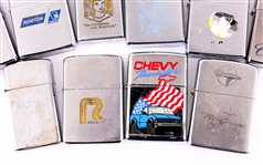 ZIPPO LIGHTERS - LOT OF 13
