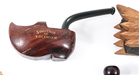 SMOKING PIPES & BOWLS - WOOD & MEERSCHAUM 