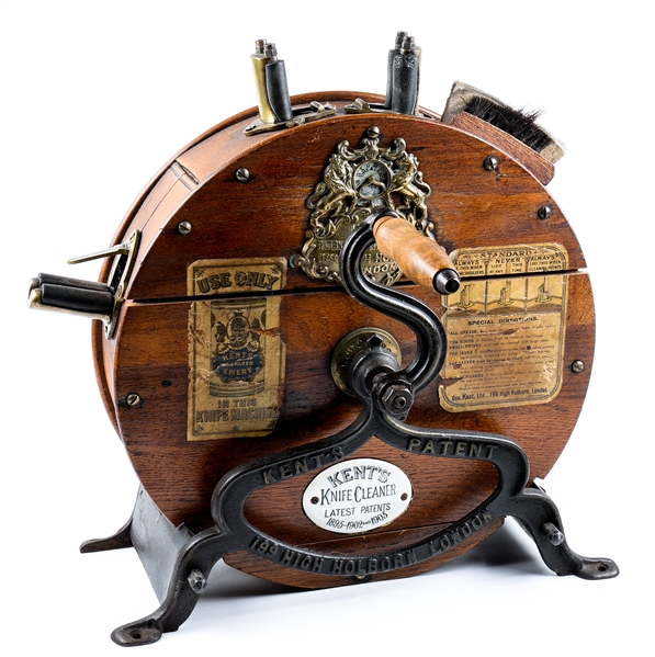 EARLY 20TH C. KENTS KNIFE CLEANER MACHINE
