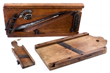 19TH C. MEAT & VEGETABLE SLICING BOARDS
