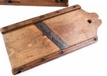 19TH C. MEAT & VEGETABLE SLICING BOARDS