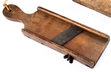 19TH C. MEAT & VEGETABLE SLICING BOARDS
