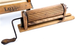 LATE 19TH/EARLY 20TH C. HAND-CRANK CLOTHES WRINGERS