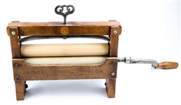 LATE 19TH/EARLY 20TH C. HAND-CRANK CLOTHES WRINGERS