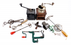 LATE 19TH & EARLY 20TH C. KITCHEN HAND TOOLS 