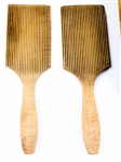 EARLY 20TH C. CARVED WOODEN KITCHEN & HOUSEHOLD TOOLS