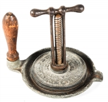 20TH C. GLASS & METAL FRUIT & CANNING TOOLS