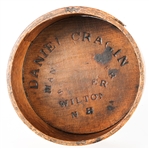 19TH C. WOODEN DANIEL CRAGIN GRAIN MEASURING CONTAINERS
