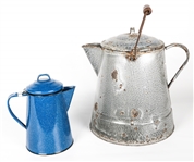 20TH C. ALUMINUM & COPPER KETTLES 