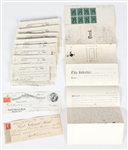 19th C. EPHEMERA & DOCUMENTS - NEW YORK DEED, BONDS
