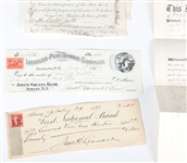 19th C. EPHEMERA & DOCUMENTS - NEW YORK DEED, BONDS