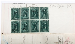 19th C. EPHEMERA & DOCUMENTS - NEW YORK DEED, BONDS