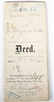 19th C. EPHEMERA & DOCUMENTS - NEW YORK DEED, BONDS