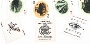 RAILWAY PLAYING CARDS, DICE, MARBLES, CUE BALLS & MORE