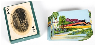 RAILWAY PLAYING CARDS, DICE, MARBLES, CUE BALLS & MORE