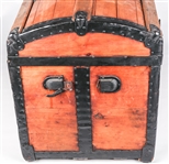 EARLY 20TH C. WOODEN STEAMER TRUNK