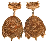 1909 LAKE CHAMPLAIN NY & VERMONT CELEBRATION MEDALS